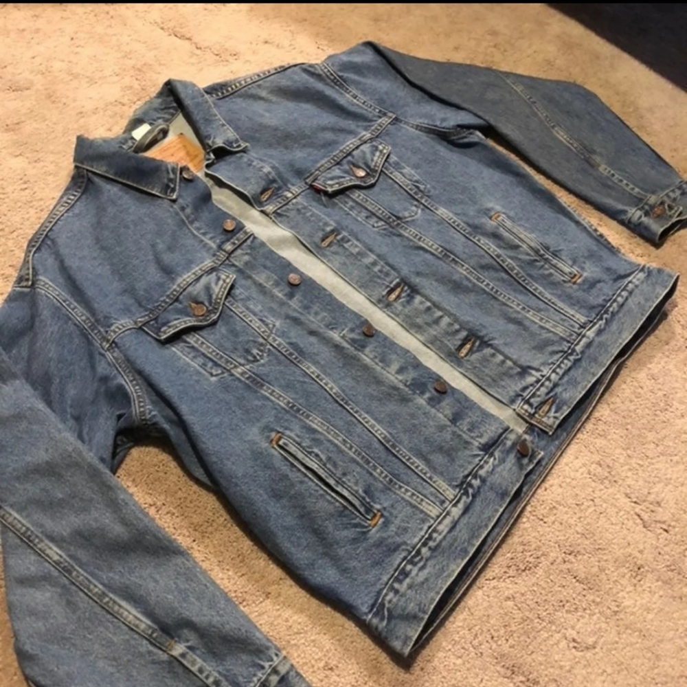 Levi's jeans denim jacket xl